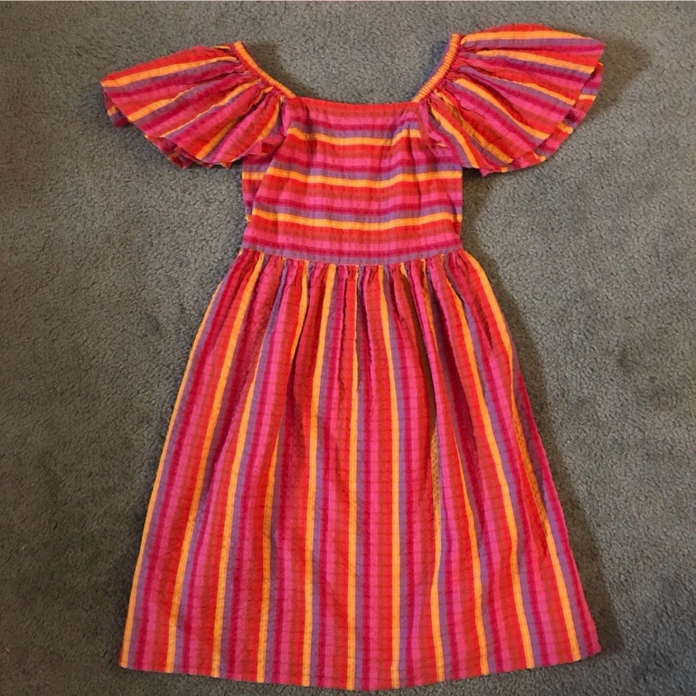 American Vintage Pink and Orange Striped Dress